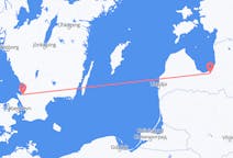 Flights from Angelholm to Riga