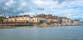 Photo of panorama of the waterfront of Malahide, with beautiful seafront homes. Malahide is an affluent coastal settlement, County Dublin, Ireland.
