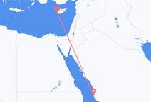 Vluchten van Djedda naar Paphos