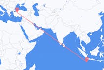 Flyrejser fra Shire of Christmas Island til Eskişehir