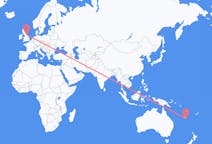 Vols de Nouméa, Nouvelle-Calédonie vers Durham, Angleterre