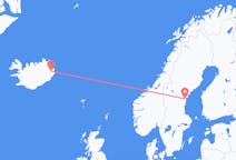 Voos de Egilsstaðir, Islândia para Sundsvall, Suécia