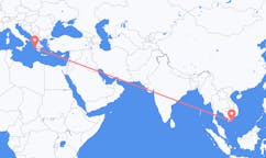 Flyreiser fra Côn Sơn Island, Vietnam til Zakynthos Island, Hellas