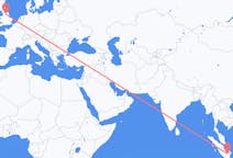 Flyrejser fra Palembang, Indonesien til Leeds, England