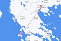 Flyreiser fra Kefallinia, Hellas til Thessaloniki, Hellas