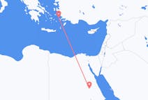 Flyreiser fra Luxor, Egypt til Leros, Hellas