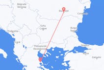 Vluchten van Boekarest, Roemenië naar Volos, Griekenland