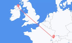 Flyreiser fra Nord-Irland til Sveits