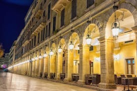 Corfu-stad: avondrondleiding met wijn