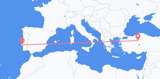 Flüge von Portugal nach die Türkei