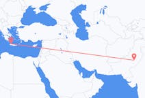 从木爾坦飞往哈尼亚的航班