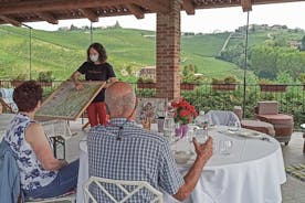 Desde Turín PRIVADO, tour del vino Langhe con traslado y almuerzo