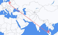 Flyreiser fra Medan, til Radom