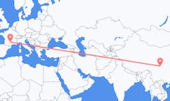 Flyreiser fra Mianyang, Kina til Rodez, Frankrike