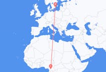 Flyreiser fra Yaoundé, Kamerun til Kalmar, Sverige