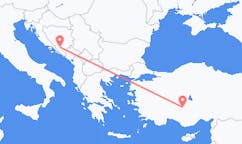 Lennot Konyasta, Turkki Mostariin, Bosnia ja Hertsegovina
