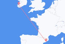 Flyrejser fra Killorglin, Irland til Barcelona, Spanien