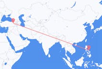 Lennot Viracista, Catanduanesista, Filippiinit Erzurumiin, Turkki