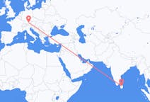 Flyg från Sigiriya till München
