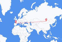 Lennot Ulaanbaatarista, Mongolia Vitoria-Gasteiziin, Espanja