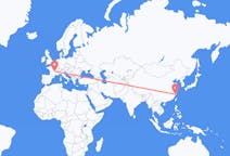 Flyg från Wenzhou, Kina till Clermont-Ferrand, Frankrike