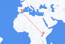 Flyrejser fra Eldoret, Kenya til Almeria, Spanien