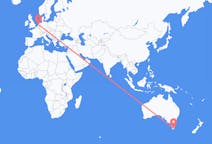 Flyrejser fra Hobart til Amsterdam
