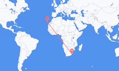 Voos de Margate, KwaZulu-Natal, África do Sul para La Palma, Espanha
