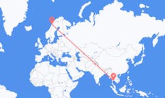 Voos de Pattaya, Tailândia para Bodø, Noruega