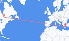 Flyreiser fra Val-d Or, til Santorini