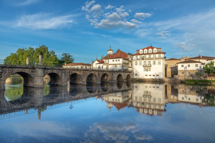 Photo of Roman Bridge in Chaves, Portugal.