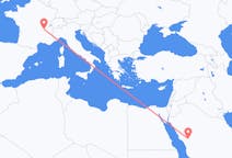 Flyrejser fra Medina til Lyon