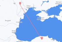 Flyreiser fra Chișinău, Moldova til Kastamonu, Tyrkia