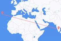 Voli da Bangalore a Ponta Delgada
