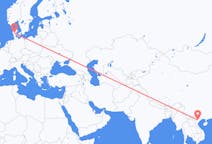 Flyrejser fra Hanoi til Billund