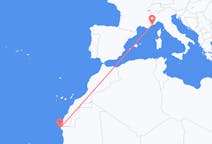 Flyg från Nouadhibou till Nice