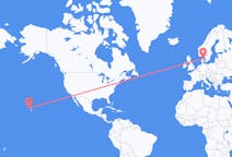 Voli da Honolulu, Stati Uniti ad Aalborg, Danimarca