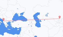 Flyrejser fra Taraz til Tirana