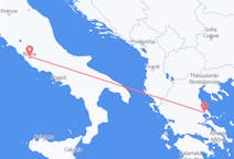 Lennot Roomasta, Italia Volosiin, Kreikka
