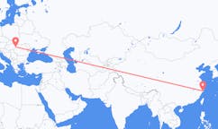 Flyg från Taizhou, Jiangsu, Kina till Oradea, Rumänien