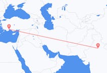 Vols de New Delhi pour Antalya