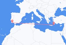 Flyrejser fra Faro District, Portugal til Karpathos, Grækenland