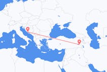 Flyreiser fra Van, til Split
