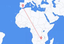 Flights from Lusaka to Granada