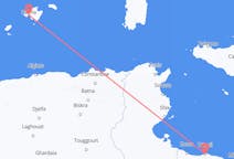 Flyrejser fra Tripoli til Palma