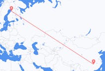 Flights from Changsha to Oulu