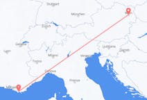 Flyreiser fra Toulon, til Vienna