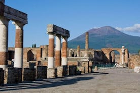 Pompejin rauniot ja viininmaistajaiset lounaalla Vesuviuksella yksityisellä siirrolla