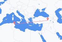Loty z Enfidha, Tunezja do Bingöla, Turcja