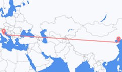 Flug frá Yantai, Kína til Perugia, Ítalíu